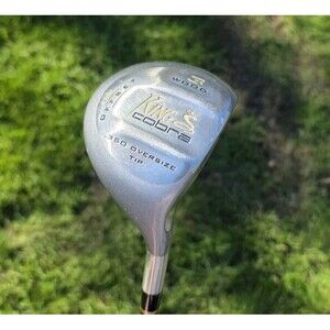 King Cobra 3 Wood Offset .350 Oversize Tip Fairway Wood RH S Flex Steel Shaft